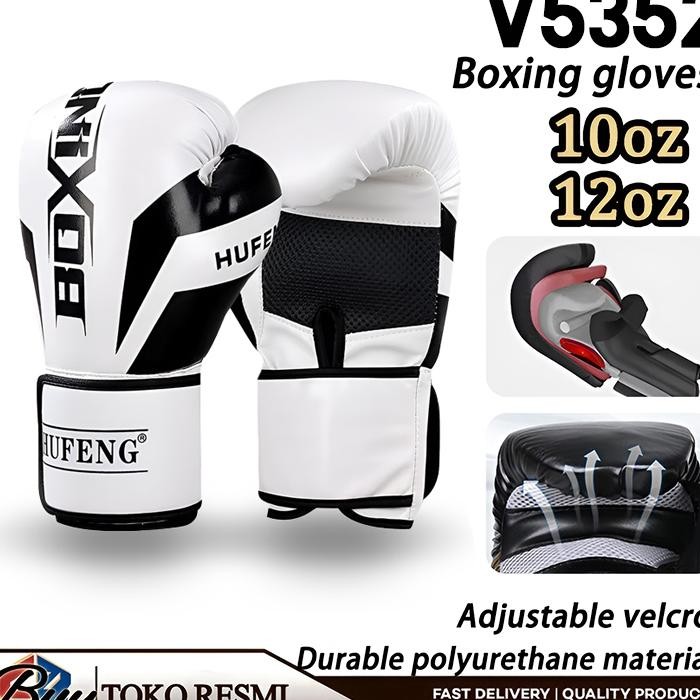 Sarung Tinju Gloves Boxing Muay Thai Fhting Training Ki Boxing 10Oz 12Oz