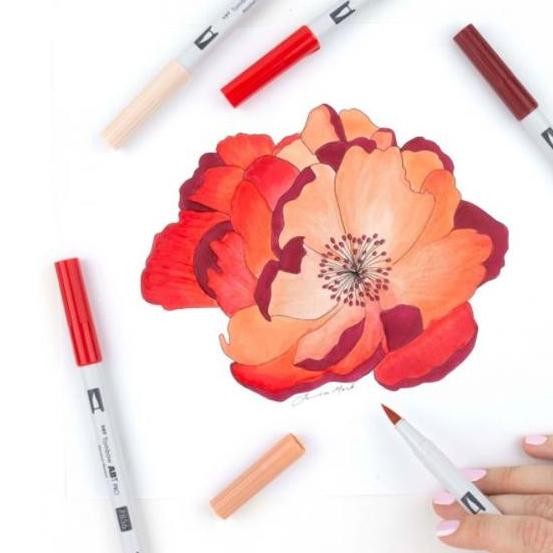 

Abt Tombow Pro Dual Brush Pen Alcohol Based New Stok