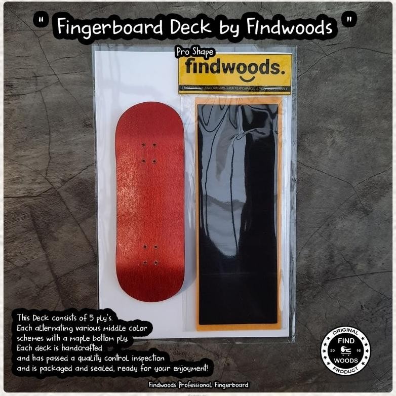 Fingerboard Deck Blank Findwoods DiM