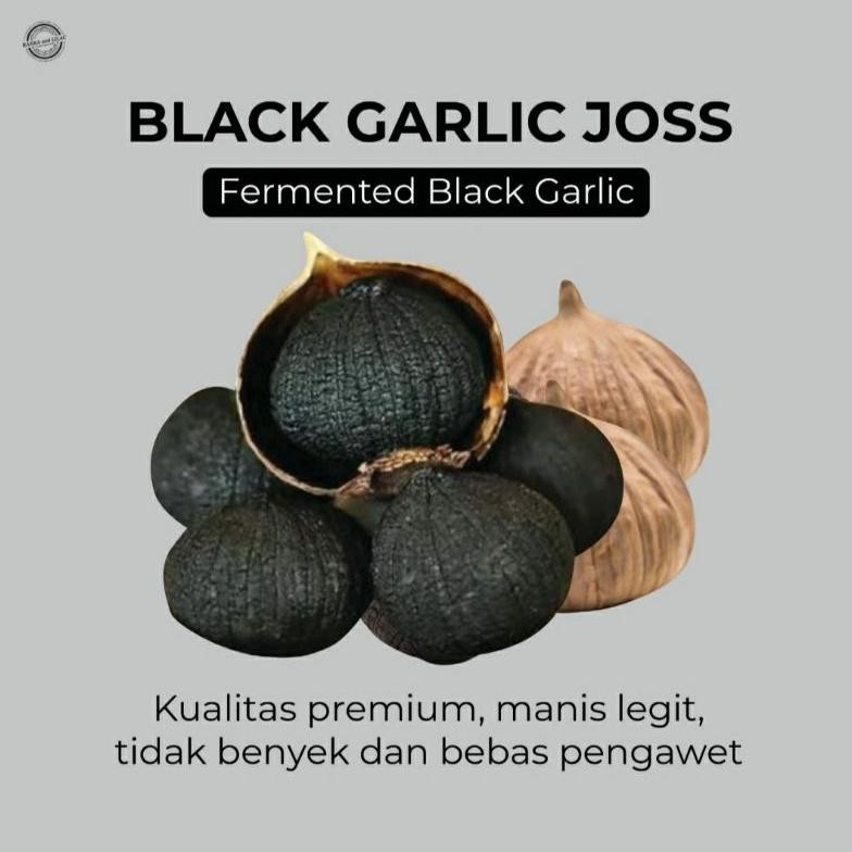 

Salt Black Garlic Joss 250 Grm | Fermentasi Bawang Putih Tunggal |Bawang Hitam Premium Super It-93