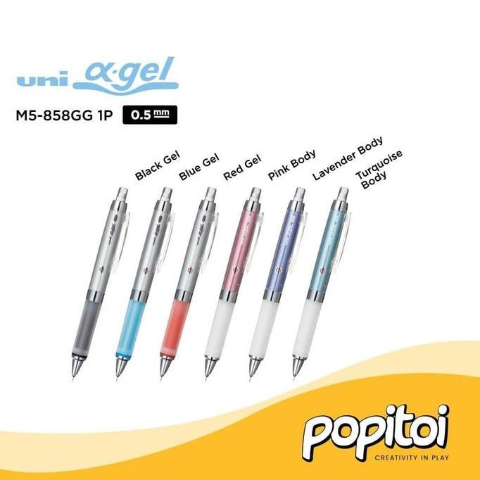 

Uni Kuru Toga Alpha Gel Mechanical Pencil 0.5 Mm Pensil Mekanik Empuk Kurutoga New Stok