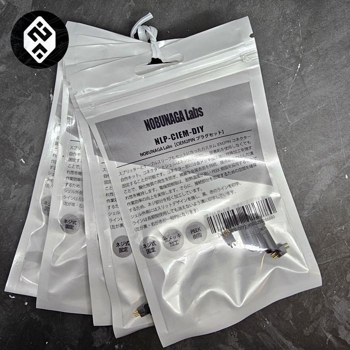 Nobunaga Labs [Nlp-Pne-Diy] Custom Iem 2Pin 0.78Mm Connector Kit Gold Plated With Splitter Original 