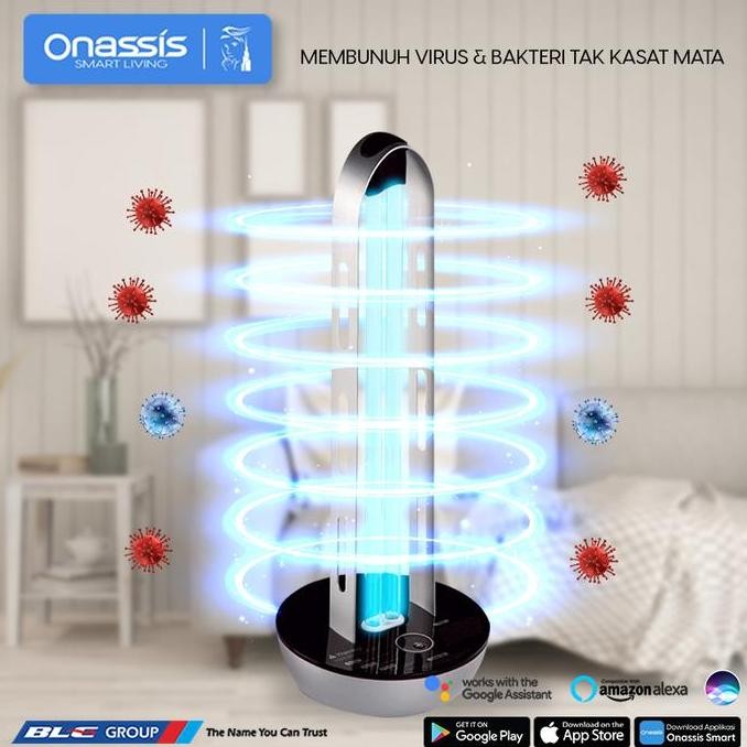 Onassis Uvc Sterilizer 58Watt /Uv Kuman Disinfectant Non Ozone