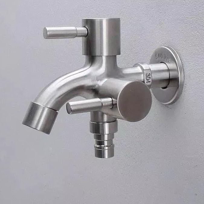 Kran Cabang/Kran Shower Stainless/Keran Shower Model Toto Kamar Mandi Hemat