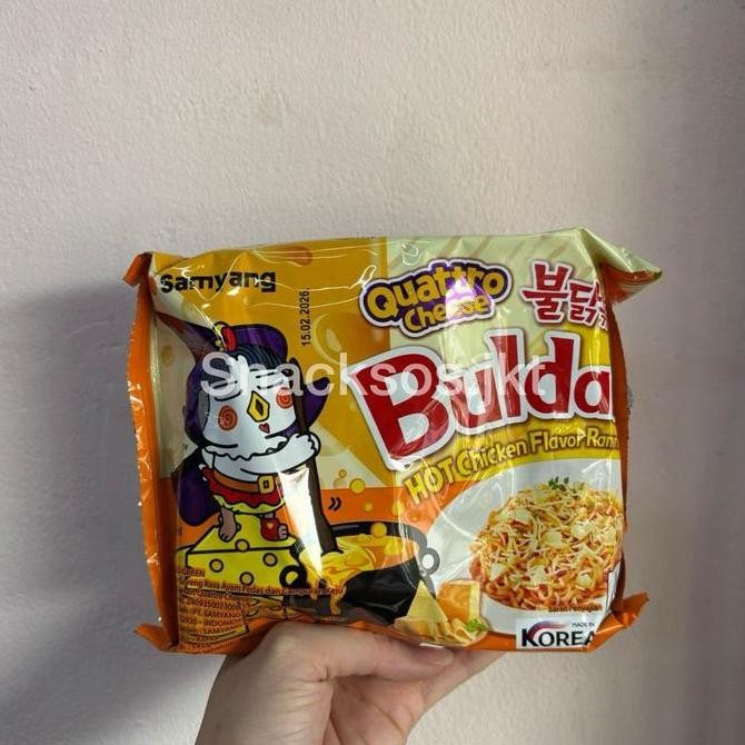 

SAMYANG QUATTRO CHEESE BULDAK HOT CHICKEN RAMEN KOREA NOODLES INSTANT- QUATRO