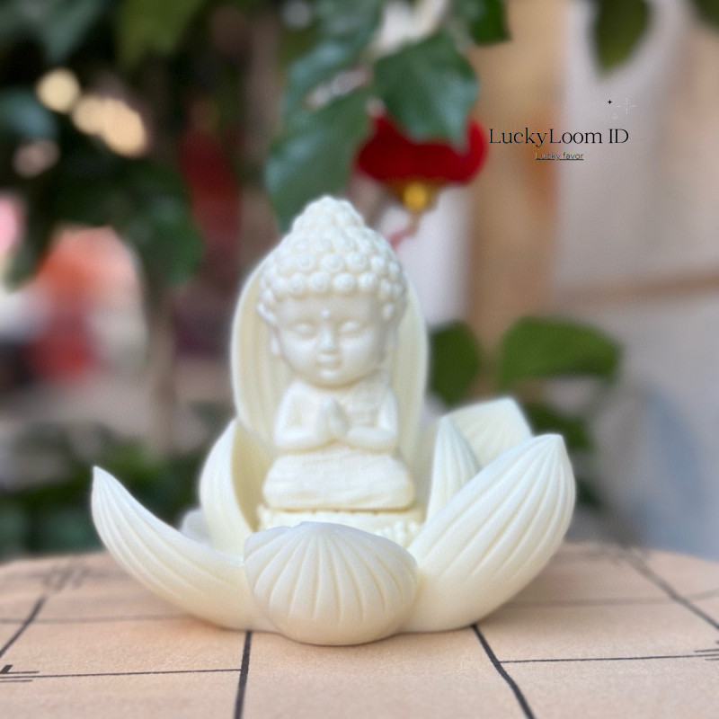 Ivory Fruit New Lotus Baby Buddha Car Home Safety Ornament