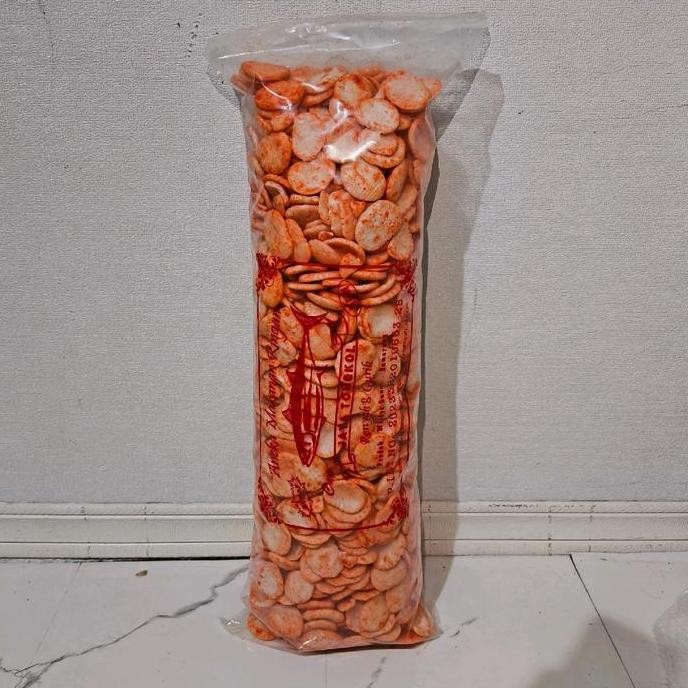 

(1 Ball) Kerupuk Kemplang Udang Ikan Satu Ball Rasa Original - Snack Makanan - Food Camilan Krupuk Keripik Kering Cemilan Pedas
