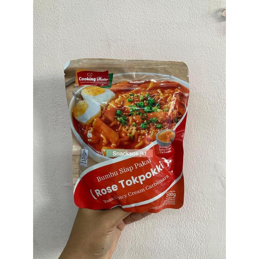 

COOKING MASTER ROSE SPICY CREAMY CARBONARA TOKPOKKI TOPOKKI SAUCE 200GR