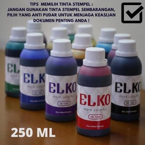 

Tinta Stempel Flash Trodat Otomatis Warna Merah 250 Ml Elko Waterproof New Stok
