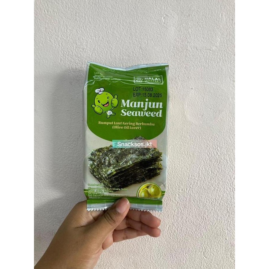 

MANJUN SEAWEED OLIVE OIL LAVER / CORN OIL / BAMBOO SALT RUMPUT LAUT KOREA
