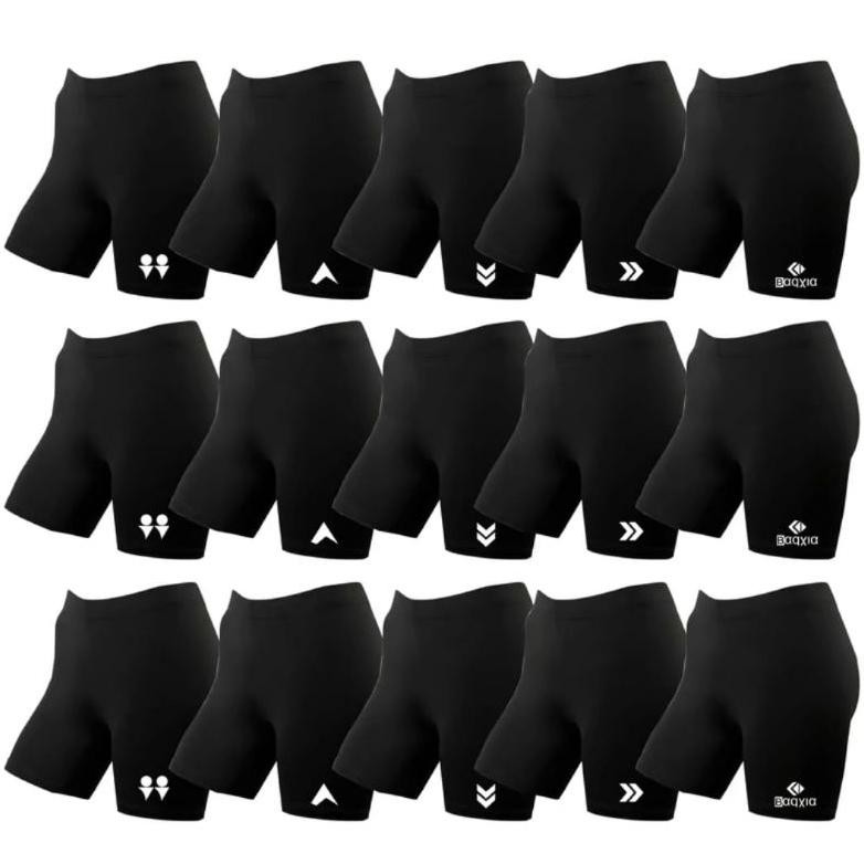 10 pcs shot olahraga pria wanita legging pendek sport shot pants uniseks daleman pria wanita