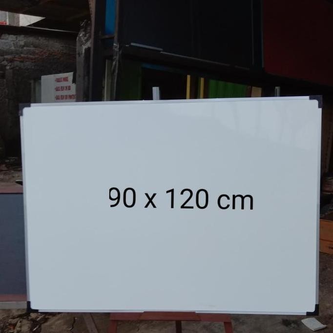 

Whiteboard Gantung 90 X 120 Nonmagnet New Stok