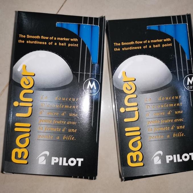 

Pulpen-Ballpoint Pilot Balliner Hitam Ori New Stok