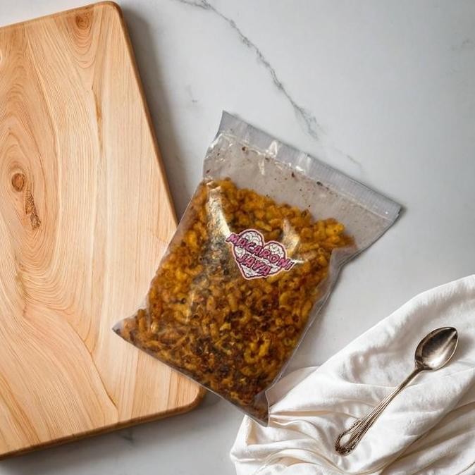 

Macaroni Goreng Chili Oil - Snack Makanan Ringan Camilan Cemilan Makaroni