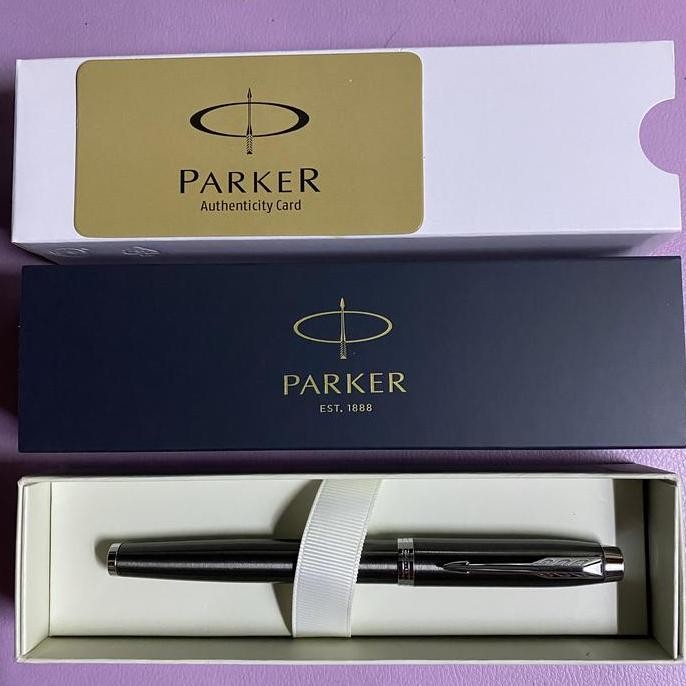 

Pulpen Parker Im New Dark Expresso Ct Roller Ball ( Klip Silver ) New Stok