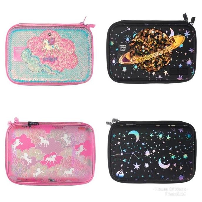 

Smiggle Lunar Mirror Hardtop Pencil Case - Tempat Pensil Smiggle New Stok