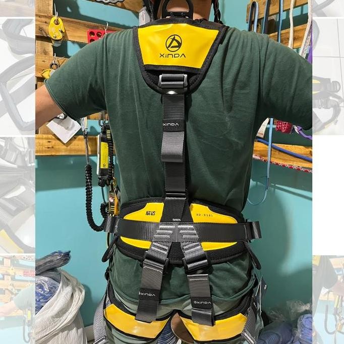 

Terlaris Fullbody Harnes Xinda Xd-A9585Sj For Working Climbing Rescue