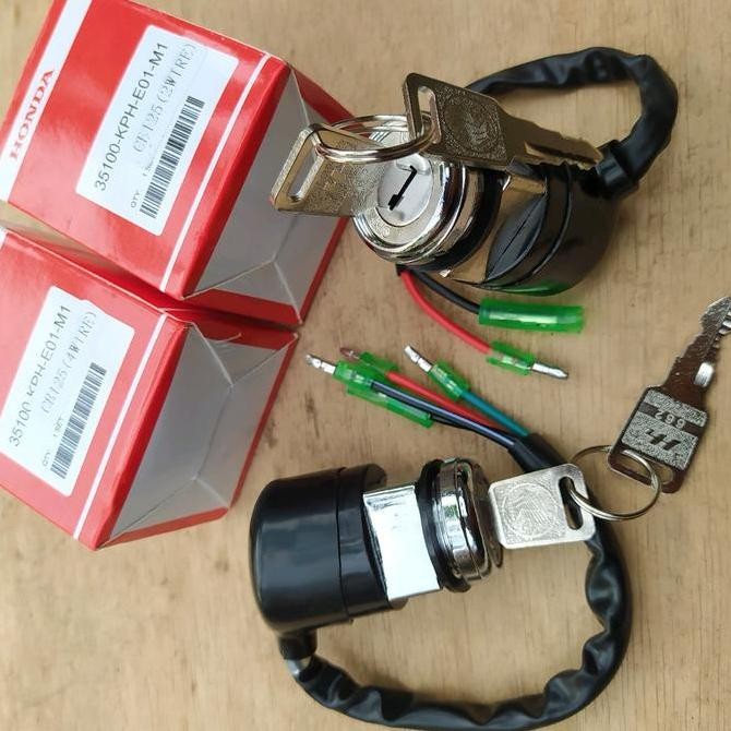 [BATORE] KUNCI KONTAK CB CG GL MEGAPRO TIGER GL100 IMPORT KABEL 2 & 4 HONDA CB125 KWALITAS ORI