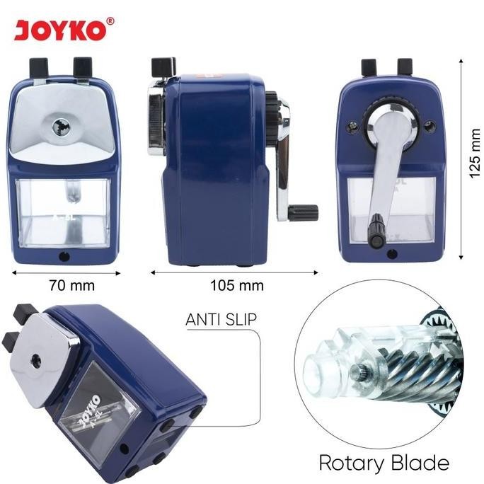 

Rautan Meja Joyko Besar A5L / Serutan / Pensil / Sharpener New Stok