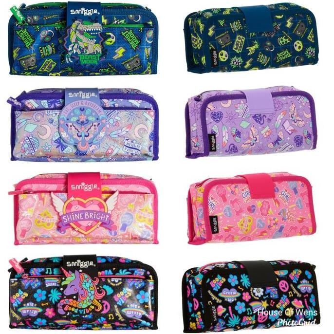 

Smiggle Express Scented Badge Utility Pencil Case - Tempat Pensil New Stok