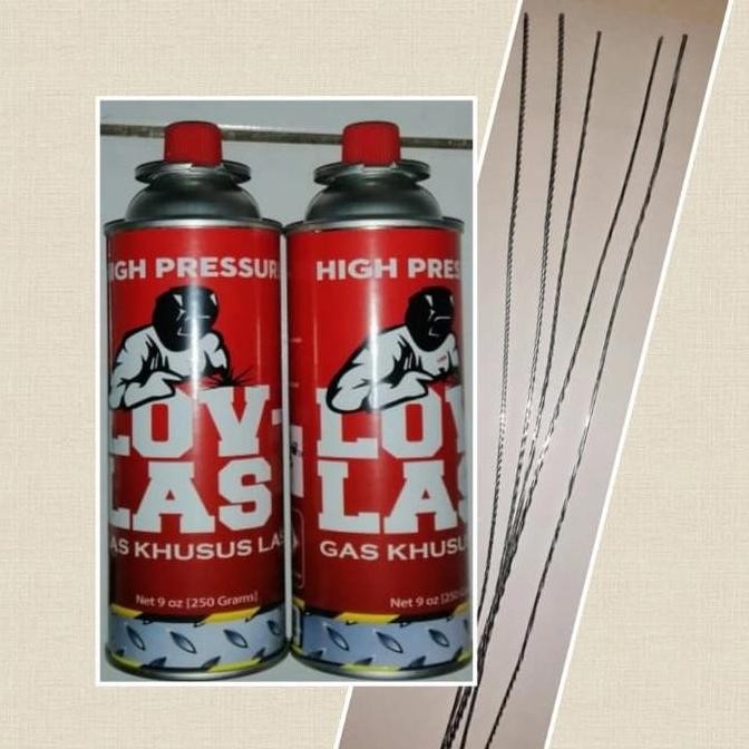 ready  Paket Kawat las alumunium suhu rendah dan 2 gas las portable