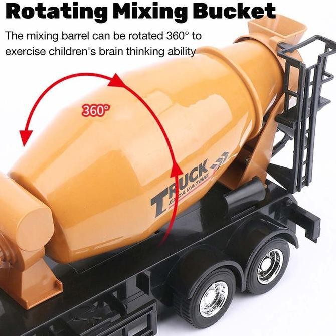 Mainan Remote Control Truk Molen Mixer Semen murah