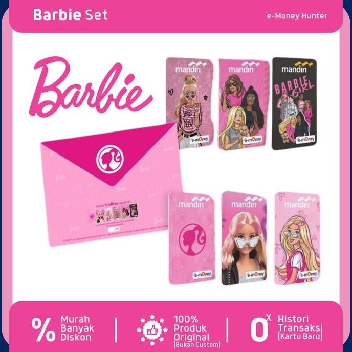 e-Money Barbie Special Limited Edition eToll eMoney Mandiri NFC Alat Card Kartu