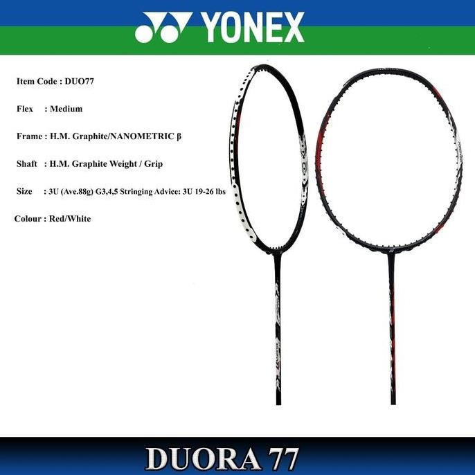 TERMURAH - Raket Badminton Yonex Duora 77