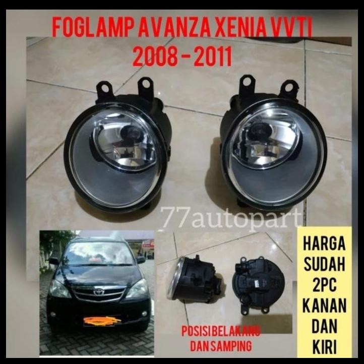 TERMURAH FOGLAMP LAMPU KABUT MOBIL AVANZA XENIA 2008-2009-2010-2011