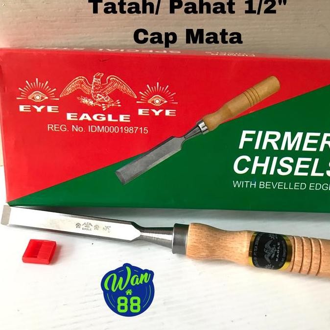 

Tatah / Pahat 1/2" Gagang Kayu Cap Mata