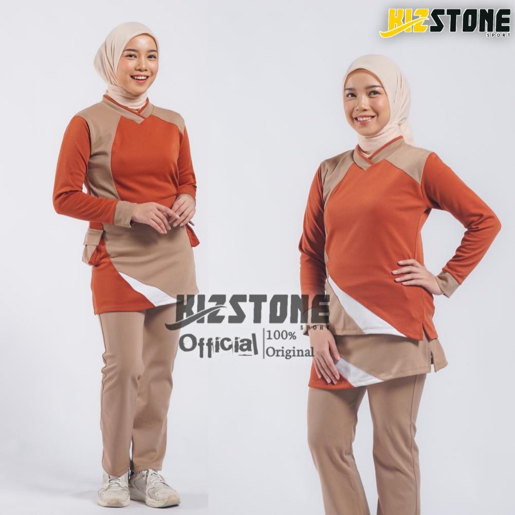 Baju Olahraga Muslimah | Baju Senam Wanita | Set Baju Olahraga Wanita