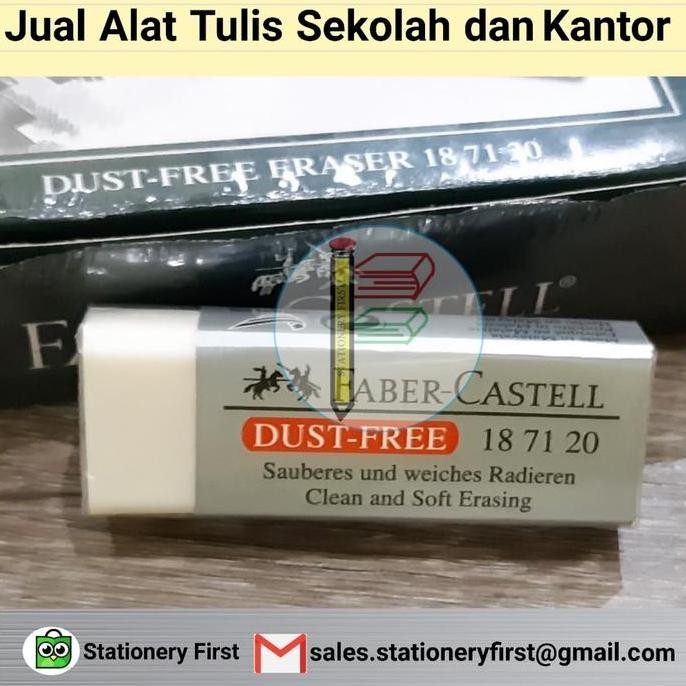 

Eraser Penghapus Faber Castell 187120 (Putih Besar) New Stok