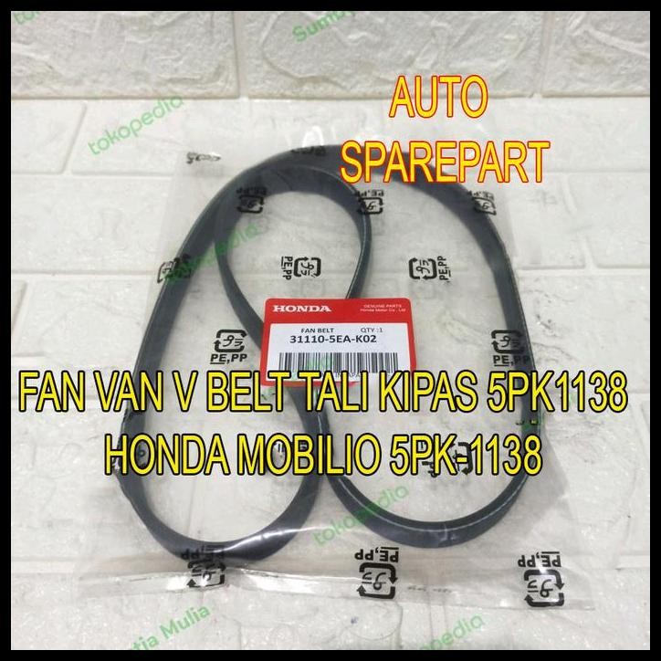 TERMURAH FAN VAN V BELT TALI KIPAS 5PK1138 HONDA MOBILIO 5PK-1138 