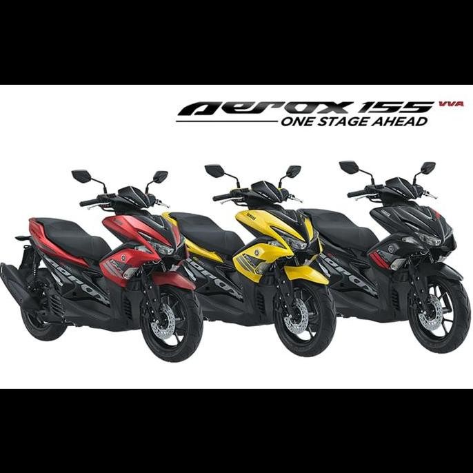 Stiker motor Aerox 155 2017 VVA / Striping motor Aerox 2019 VVA