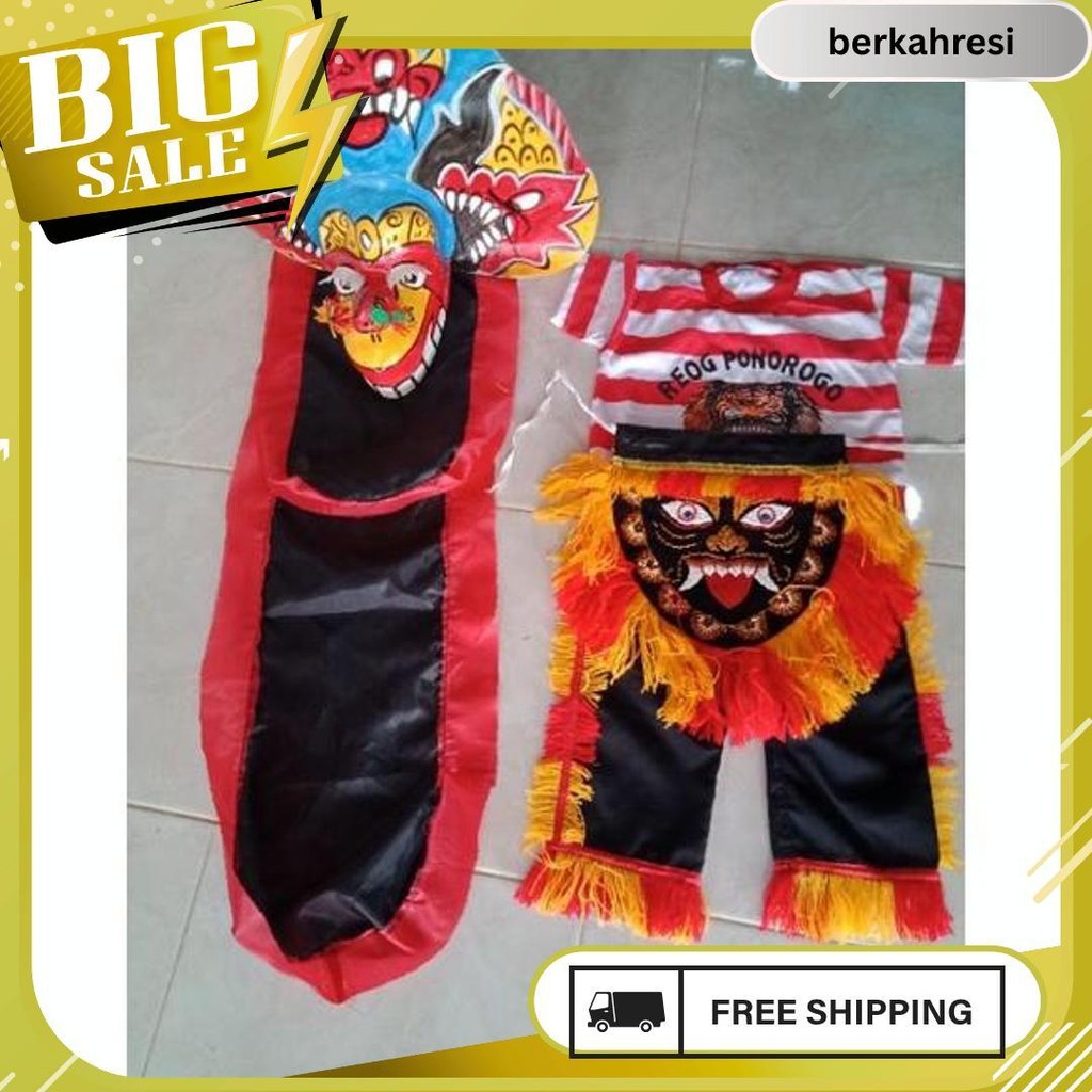 Pake Barongan Anak Dan Baju . Baju Barongan Anak Murah. Barongan Anak. Barongan Murah. Baju Reog. Ba