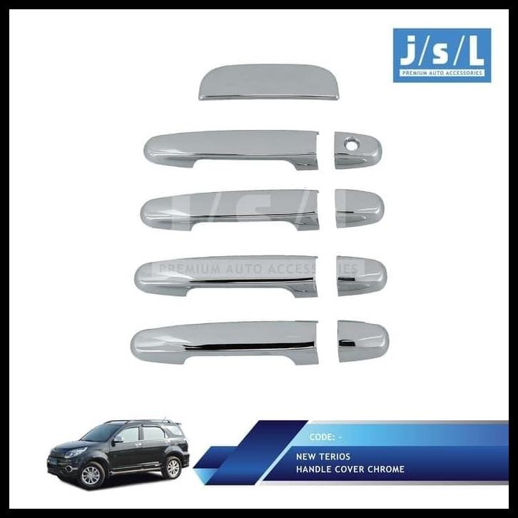 TERBARU DAIHATSU TERIOS / RUSH PEGANGAN PINTU MOBIL / HANDLE COVER CHROME 