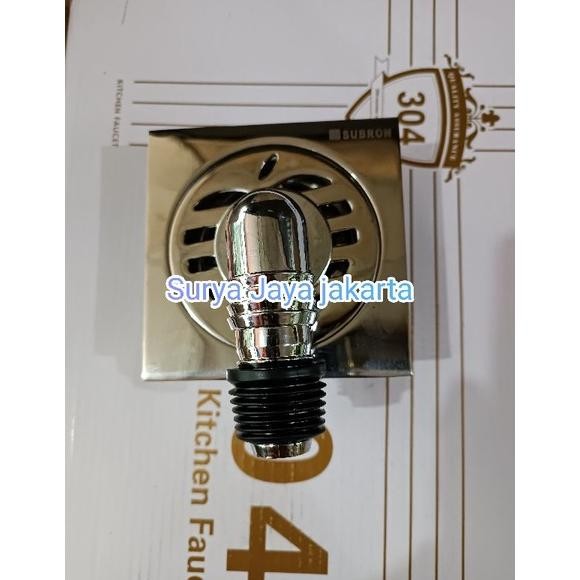 Floor drain mesin cuci stainless / Floor drain mesin cuci + konektor