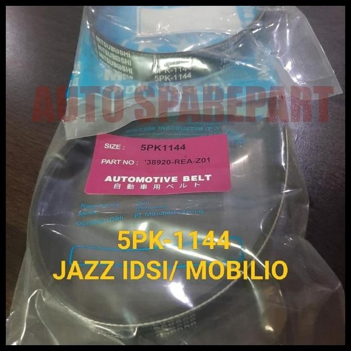 TERBARU FAN VAN V BELT TALI KIPAS 5PK1144 JAZZ IDSI MOBILIO 5PK-1144 