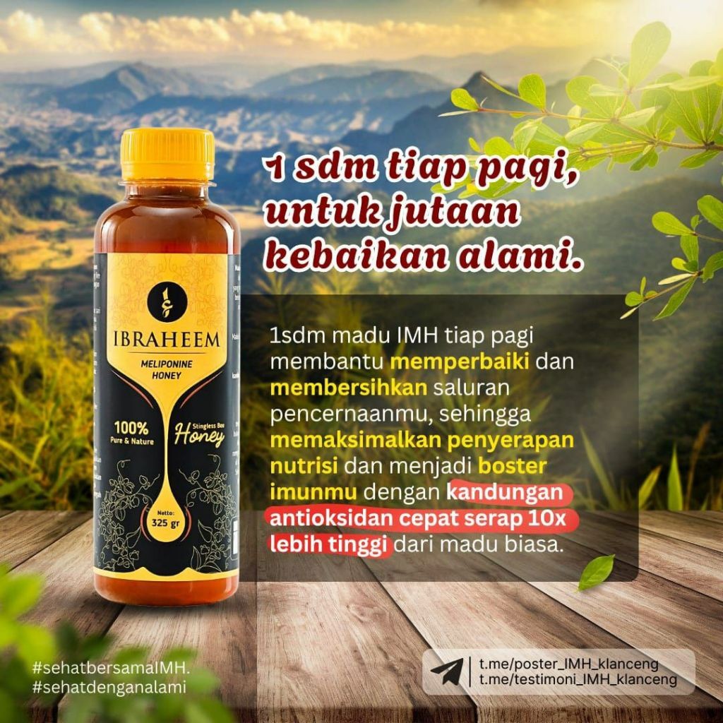 325gr IMH Madu Klanceng Madu Trigona Ibraheem Meliponine Honey