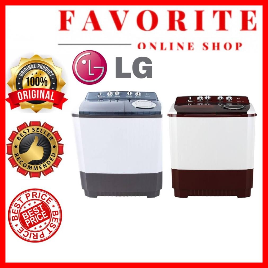 Mesin Cuci LG 9KG P9050R 9 Kg 2 Tabung 9050R Mesin Cuci 2 Tabung LG 9050 DiM
