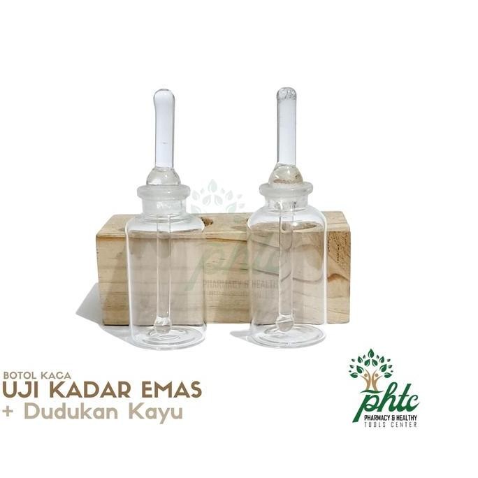 

Alat Tes Kadar Emas L Botol Uji Emas + Dudukan Kayu (1 Set)