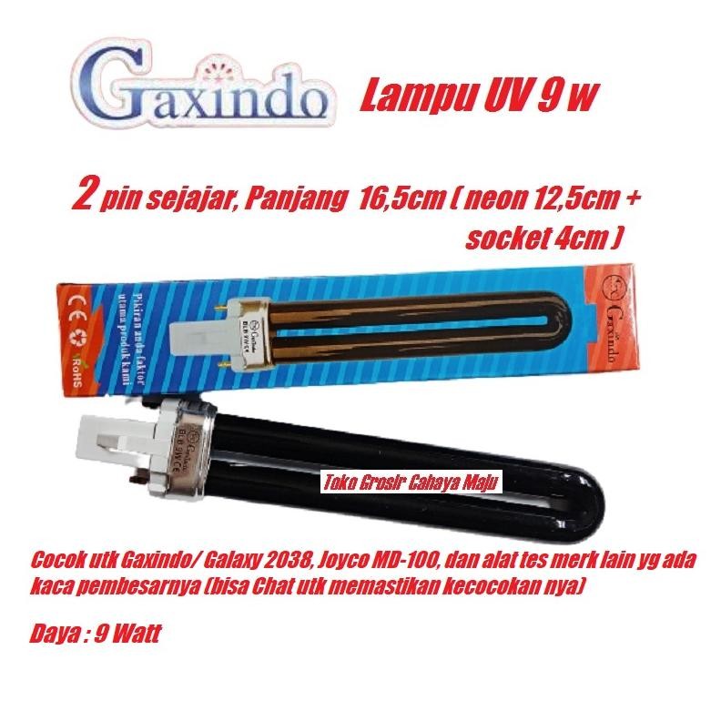 Lampu UV PL-S 9 W Tester Uang Palsu Model TUSUK 9W Money Detector Lamp DiM