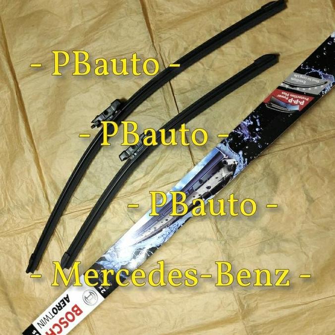 * Wiper Blade Gla Cla A200 W117 W156 Frameless Bosch / Wiper Mercy *