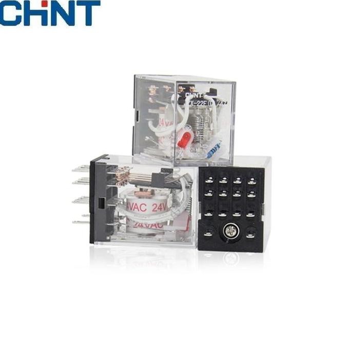 CHINT JZX-22F(D)/2Z 3Z 4Z DC24V AC24V 220V MY2NJ INTERMEDIATE RELAY MINIATURE POWER RELAY ELECTROMAG