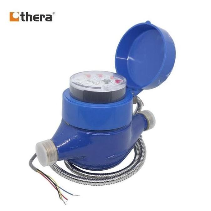 Thera Twem500-C15Bc, Dn15(1/2"), Water Meter Modbus, Brass-Horizontal