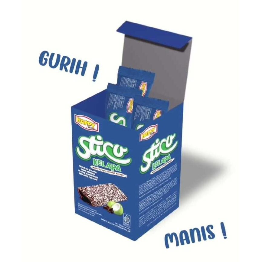 

Sticu Wafer Crepes Cokelat Kelapa | Isi 20 Pcs | Happy Time