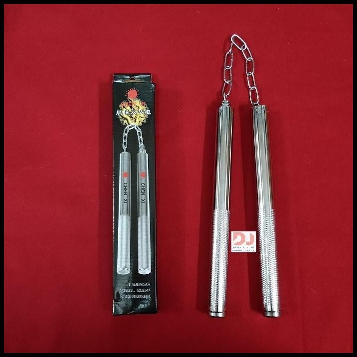 DOUBLE STICK NUNCHAKU TONGKAT STICK ALUMUNIUM