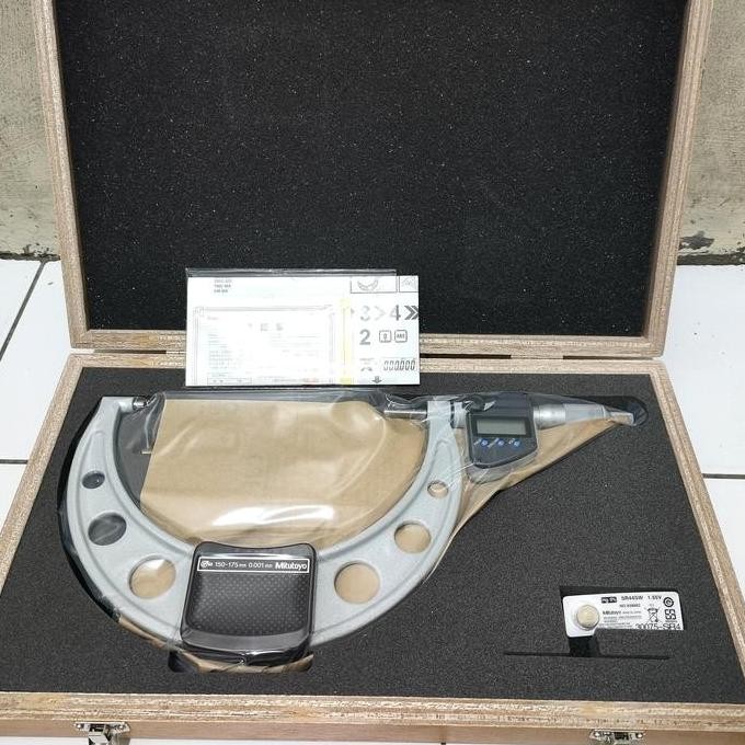 Micrometer Outside Mitutoyo Digital 150-175Mm Range 0.0001Mm Original