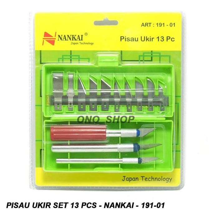 

Pisau Ukir Set 13 Pcs - Nankai - 191-01
