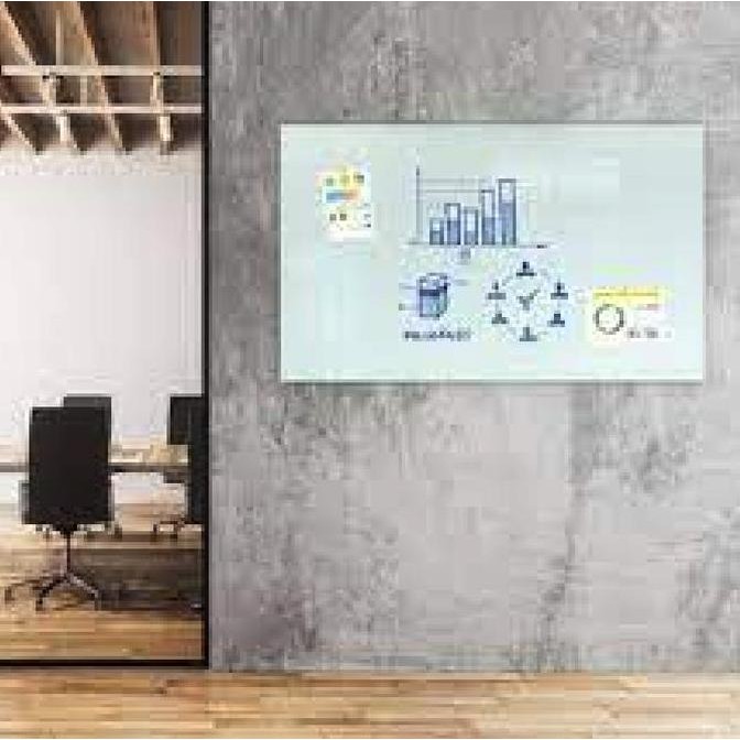 

Glassboard Standing Non Magnetic Papan Tulis Kaca Whiteboard Custom Ecosave New Stok